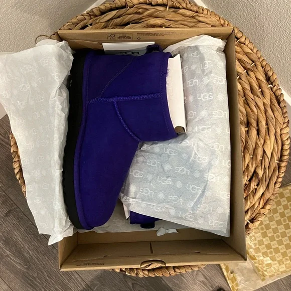 UGG Classic Mini II in Vibrant Purple - Picture 3 of 15